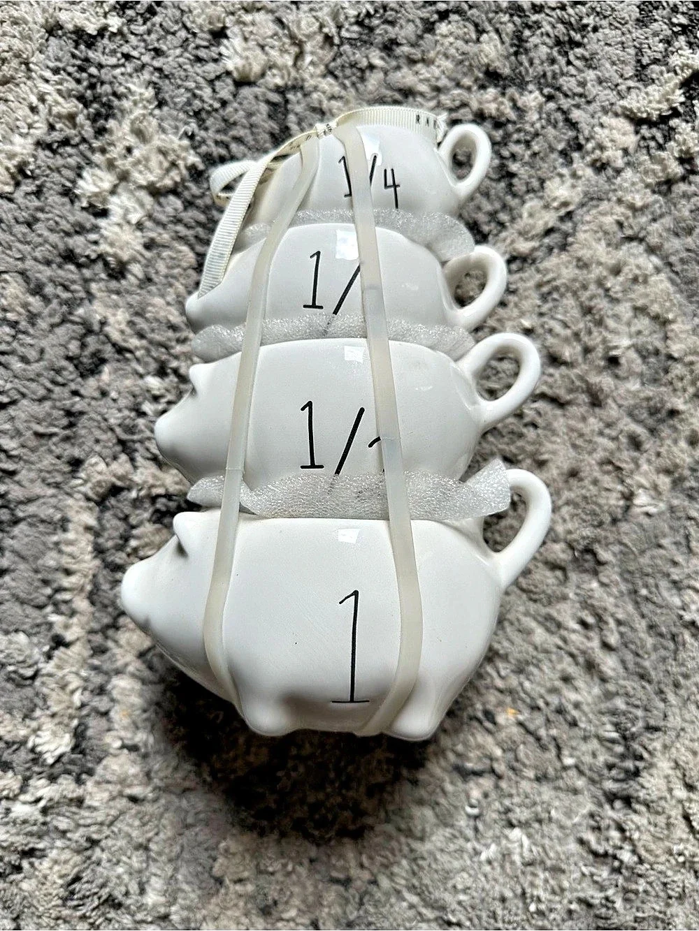 Rae Dunn OINK Pink Pig Farmhouse Set